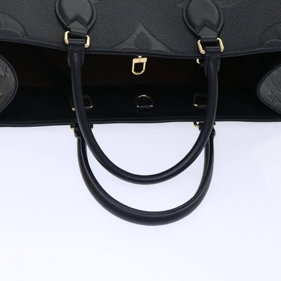 LOUIS VUITTON Monogram Empreinte On The Go MM Bag Black M45595 - Picture 7 of 16